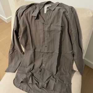 UNCLE Bright button up long sleeve shirt